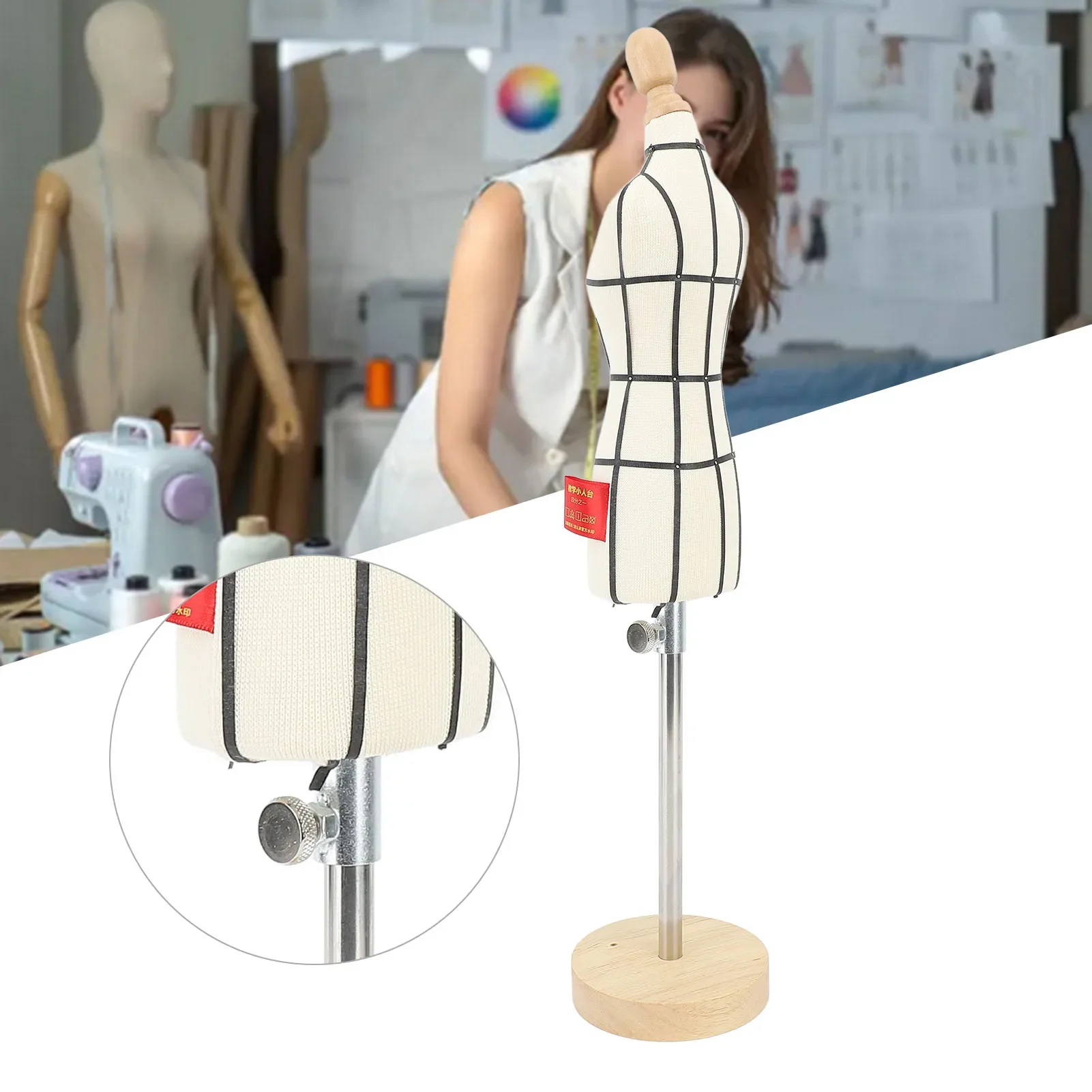 Dress Form Mannequin - Forma de vestido en miniatura con