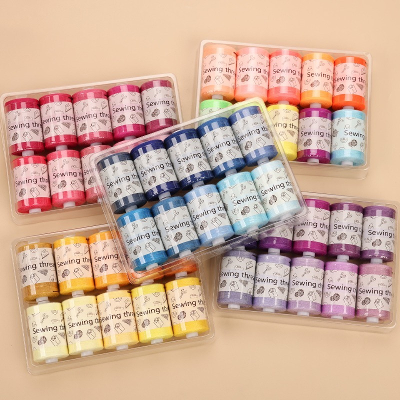 Sewing Thread Production - Juego de Hilo de Coser Multicolor,