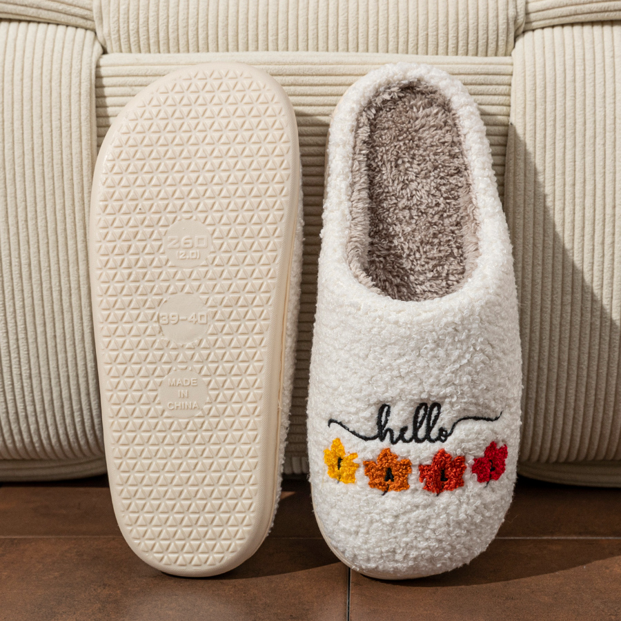 Sewing House - Zapatillas de invierno para mujer, zapatos