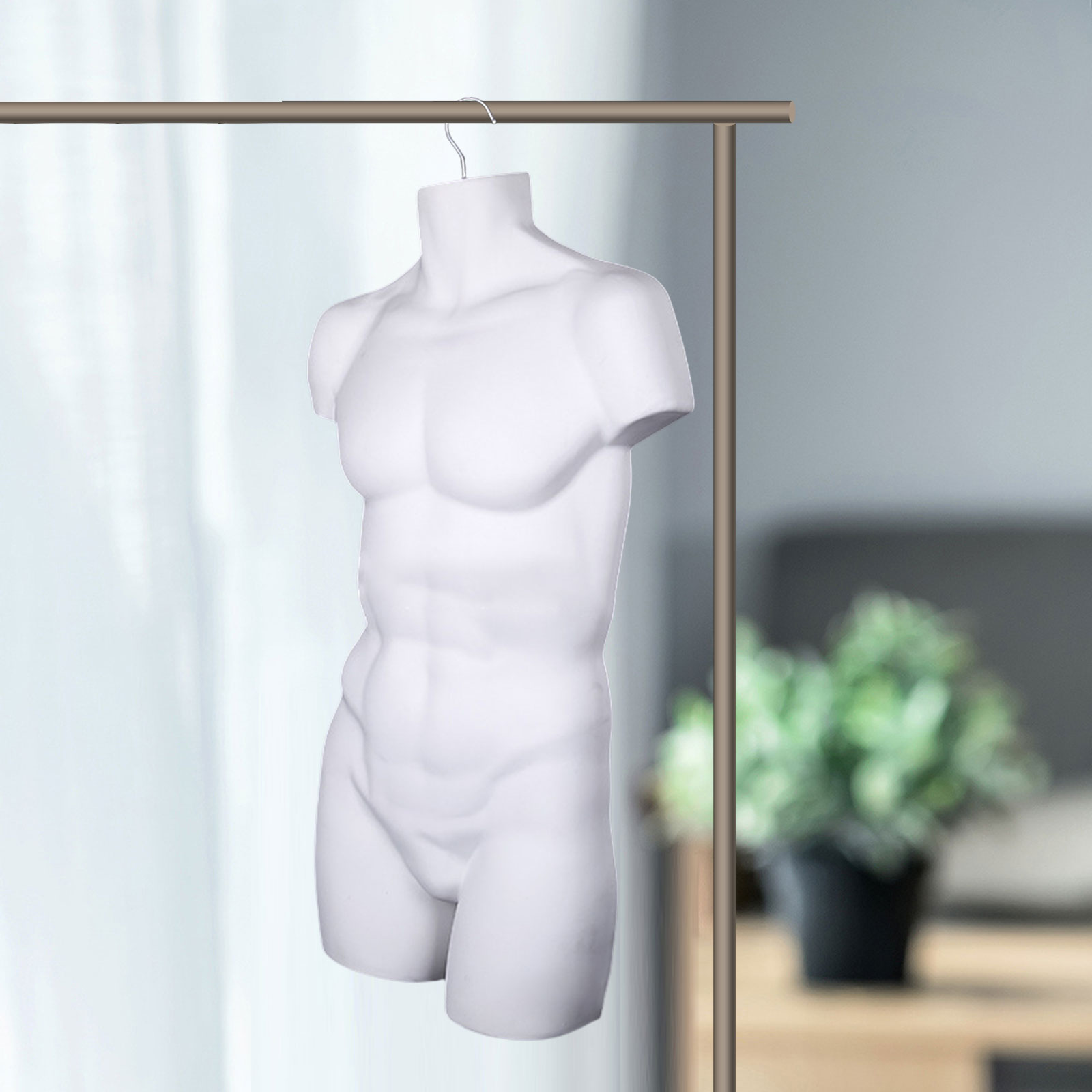 Colgador de maniquí masculino, - Dress Form Mannequin reseña y precio