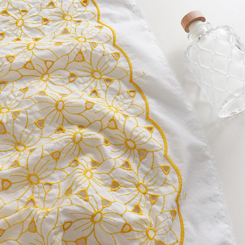 Tela de encaje bordado 100% al - Sewing Eyelet Fabric reseña y precio