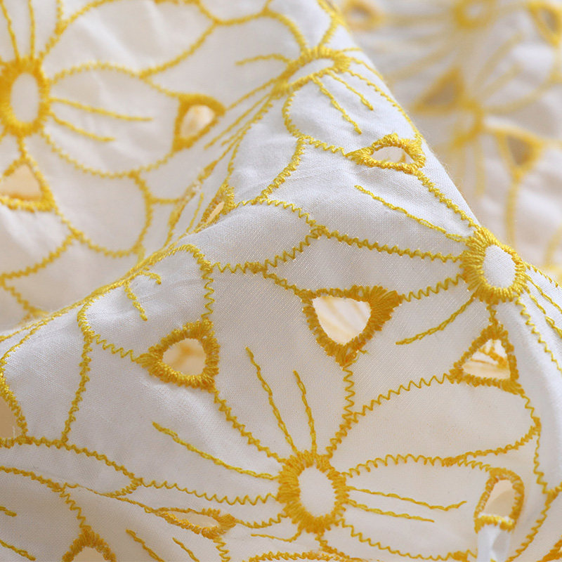 Tela de encaje bordado 100% al - Sewing Eyelet Fabric reseña y precio